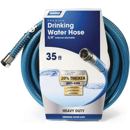 CAMCO MARINE Camco Heavy Duty 25' Premium RV Drinking Water Hose 22833